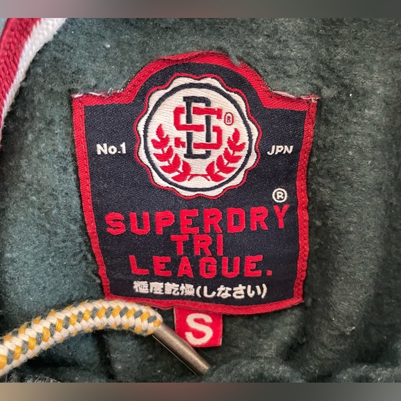 Superdry green hooded dress - Picture 3 of 3